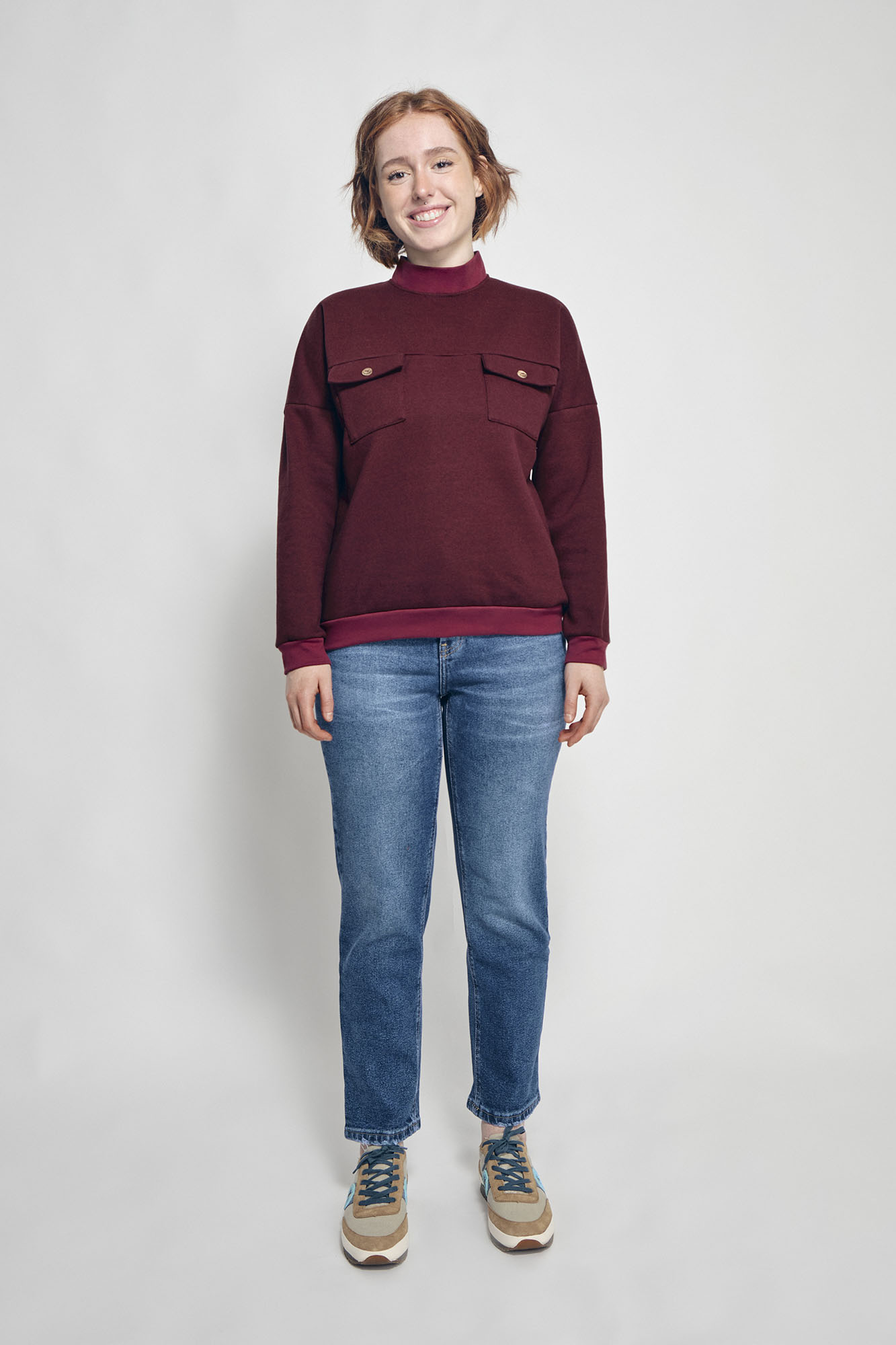 Sudadera color morado MERLOT La Böcöque